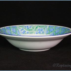 Staffordshire - Blueberry & Trellis - Cereal Bowl