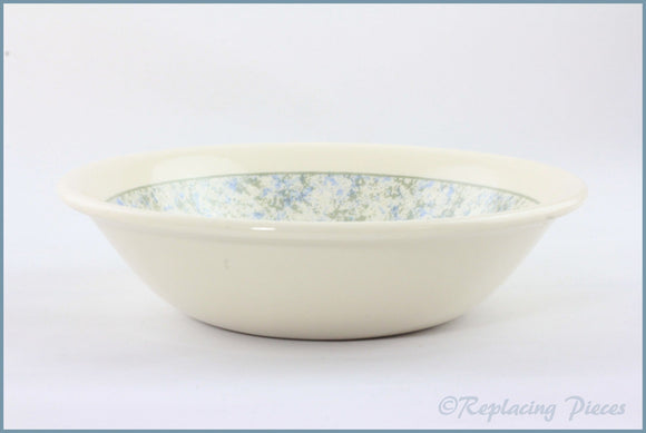 Staffordshire - Unknown (Green & Blue Spongeware) - Cereal Bowl