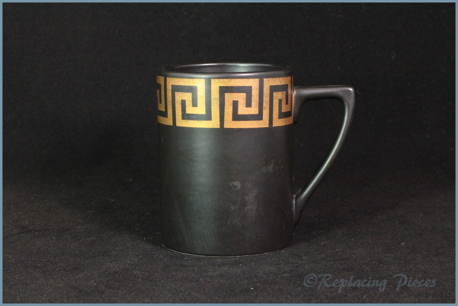 Portmeirion - Greek Key (Black & Gold) - Coffee Can