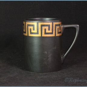 Portmeirion - Greek Key (Black & Gold) - Coffee Can