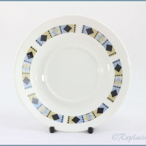 Royal Adderley - Masquerade - Coffee Saucer (Grey)