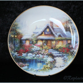 Royal Doulton - The Cottage On Rosetree Pond