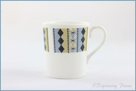 Royal Adderley - Masquerade - Coffee Cup (Grey)
