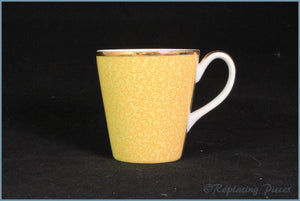 Royal Worcester - Celebration Of HRH 80th Birthday - Coffee Cup (Yellow)