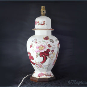 Masons - Mandalay Red - Tokyo Lamp Base (Extra large)