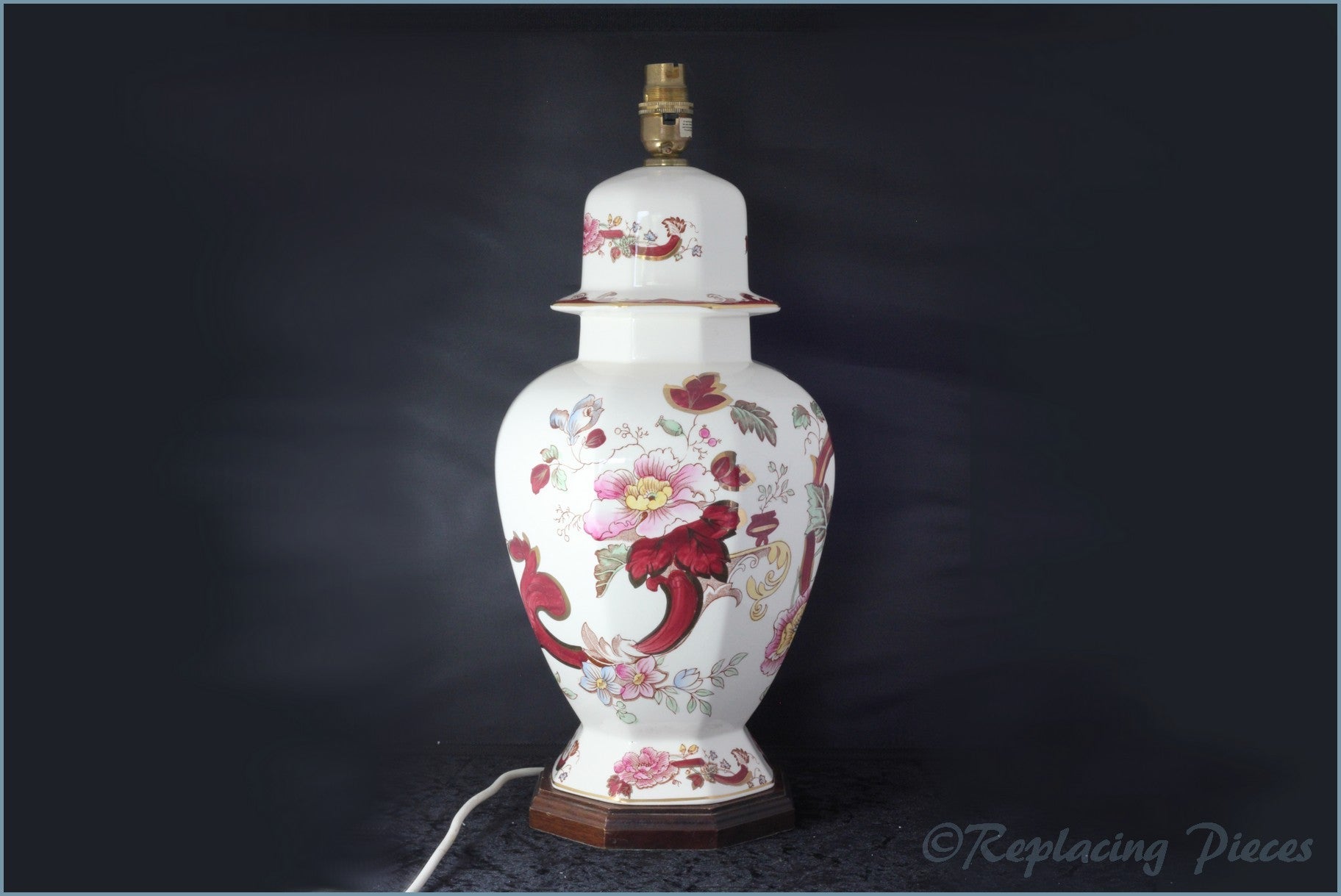 Masons - Mandalay Red - Tokyo Lamp Base (Extra large)