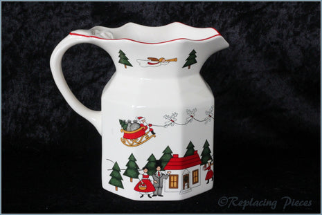 Masons - Christmas Village - Fenton Jug