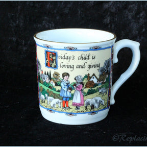 Royal Worcester - Birthday Days - Mug (Friday)