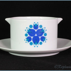 Thomas - Pinwheel (Blue) - Gravy Boat