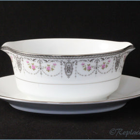 Noritake - Clarice - Gravy Boat & Stand