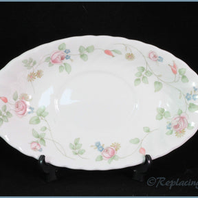 Wedgwood - Rosehip - Gravy Boat Stand ONLY