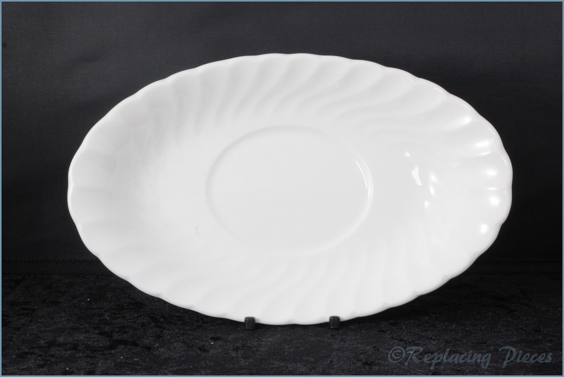 Wedgwood - Candlelight (No Backstamp) - Gravy Boat Stand ONLY