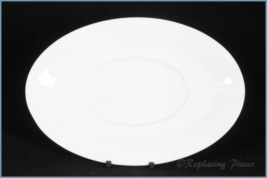 Minton - White Monarch - Gravy Boat Stand ONLY