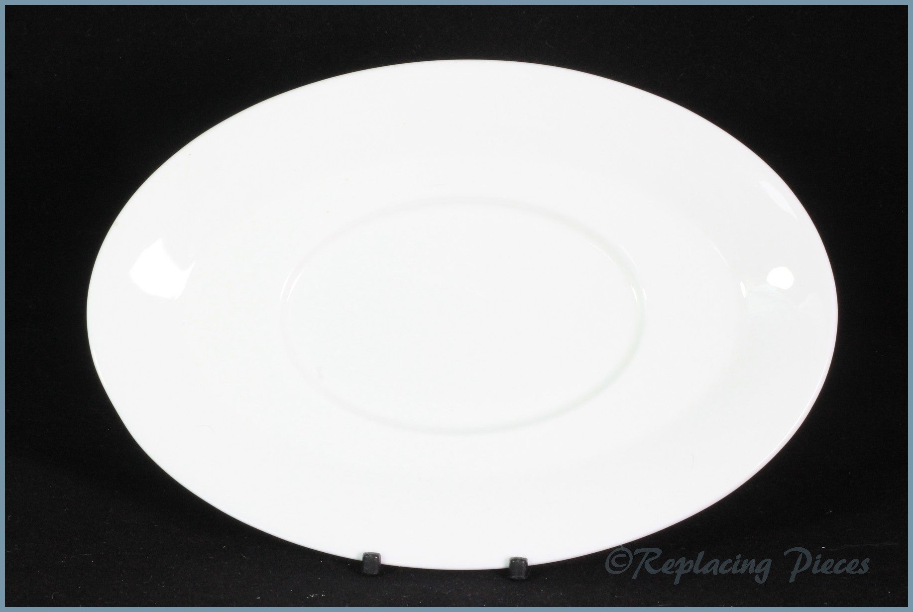 Minton - White Monarch - Gravy Boat Stand ONLY