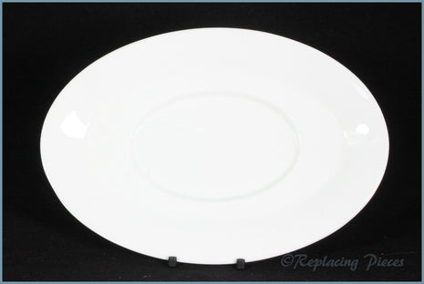 Minton - White Monarch - Gravy Boat Stand ONLY