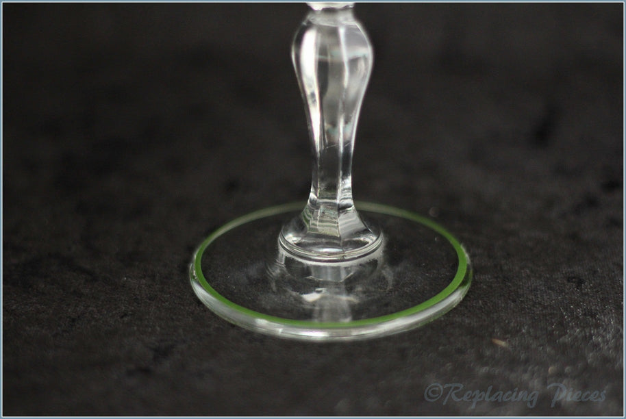 Johnson Brothers - Eternal Beau - Dessert Bowl (Glass - Green Line On Foot)