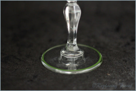 Johnson Brothers - Eternal Beau - Dessert Bowl (Glass - Green Line On Foot)