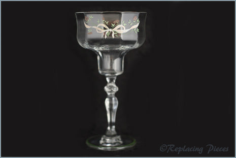 Johnson Brothers - Eternal Beau - Dessert Bowl (Glass - Green Line On Foot)