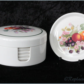 Johnson Brothers - Fresh Fruit - Set Of 6 Melamine Coasters In Holder