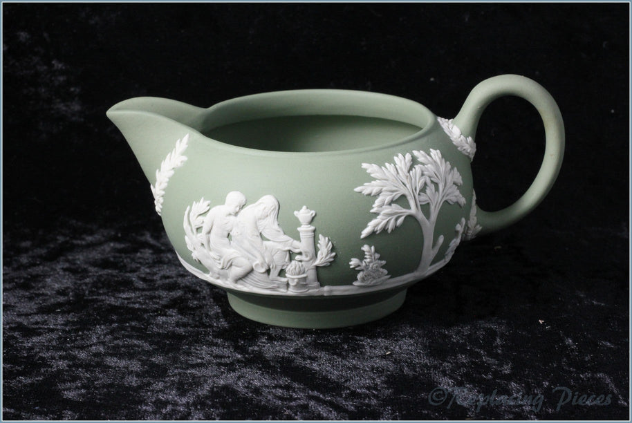 Wedgwood - Jasperware (Sage Green) - Milk Jug - WWJWG4