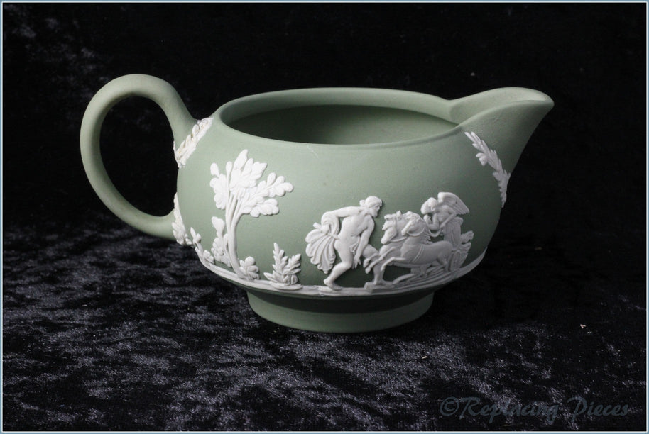 Wedgwood - Jasperware (Sage Green) - Milk Jug - WWJWG4