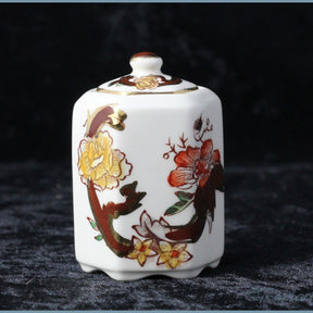 Masons - Brown Velvet - Hexagonal Jar (miniature)