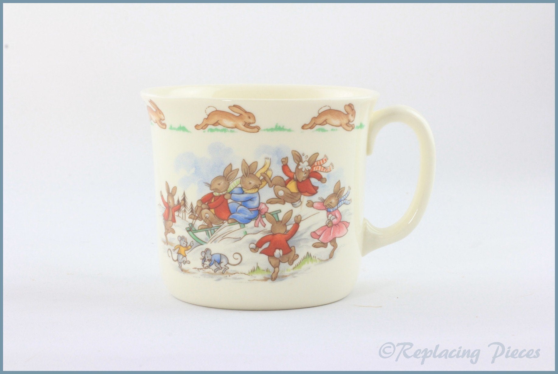 Royal Doulton - Bunnykins - Mug (Sledding)