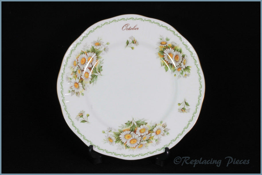 Queens - Special Flowers - 8 1/4" Salad Plate (October)