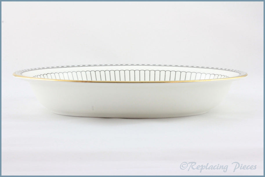 Wedgwood - Colonnade (Black) (R4340) - Open Vegetable Dish
