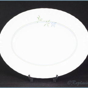 Royal Worcester - Green Bamboo - 13 3/4
