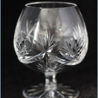 Pair Of Crystal Brandy Balloons