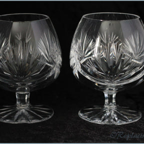 Pair Of Crystal Brandy Balloons