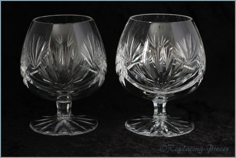 Pair Of Crystal Brandy Balloons