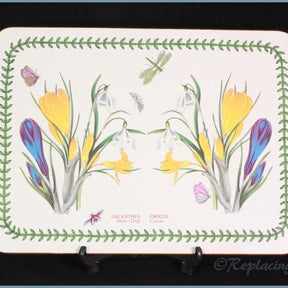 Portmeirion - Botanic Garden - Oblong Place Mat (Snowdrop & Crocus)