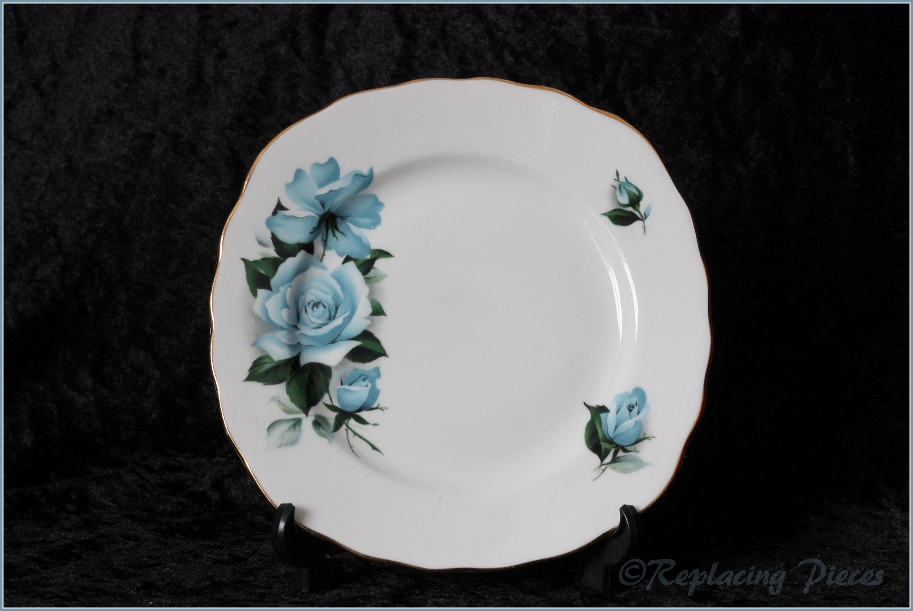 Queen Anne - 8282 (Blue Rose) - Side Plate
