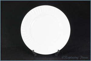 Wedgwood - Night & Day - 8 1/4" Salad Plate (White-Ribbed)