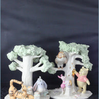 Lenox - Winnie The Pooh - Poohs Picnic Candlesticks (Pair)