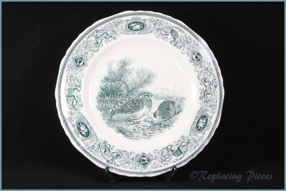 Masons - Game Birds - Dinner Plate (The Quail)