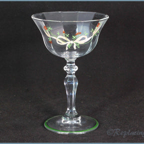 Johnson Brothers - Eternal Beau - Red Wine Glass (Green Line On Foot)