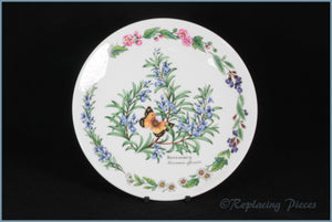 Royal Worcester - Worcester Herbs - 7 3/8" Collector Plate (Rosemary)