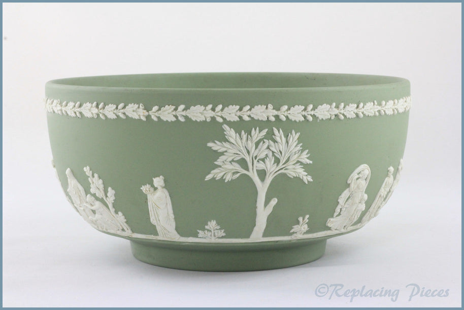 Wedgwood - Jasperware (Sage Green) - Sacrifice Bowl
