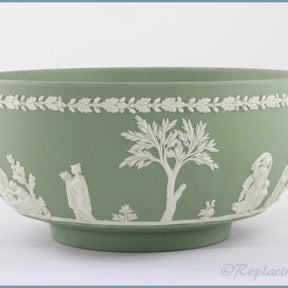 Wedgwood - Jasperware (Sage Green) - Sacrifice Bowl