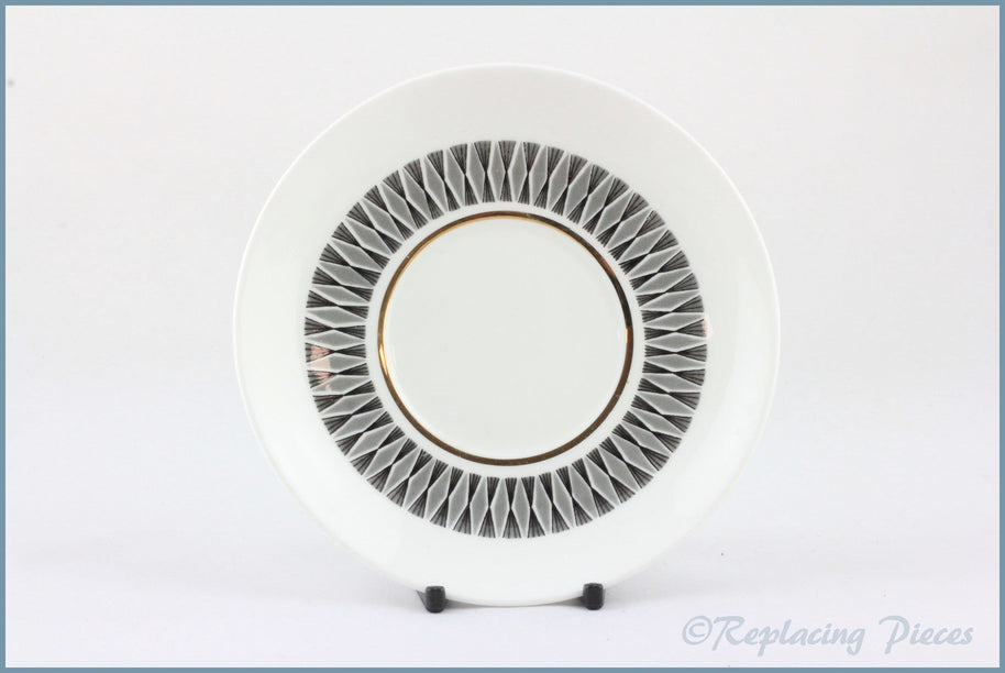 Elizabethan - Calypso - Coffee Can Saucer (Black)