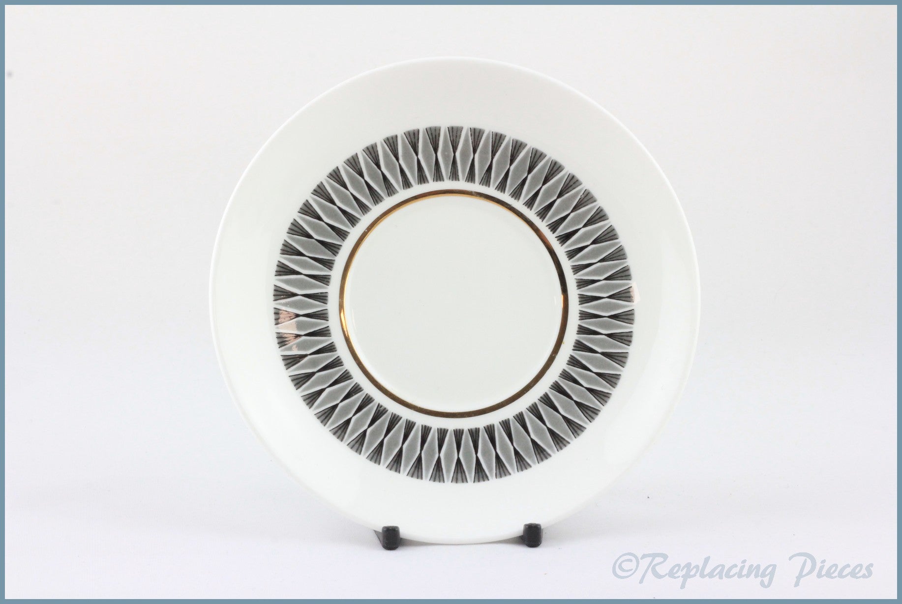 Elizabethan - Calypso - Coffee Can Saucer (Black)