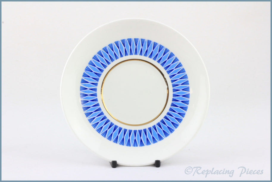 Elizabethan - Calypso - Coffee Can Saucer (Blue)