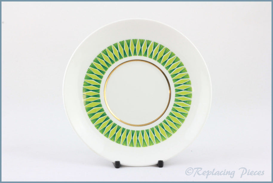 Elizabethan - Calypso - Coffee Can Saucer (Green)