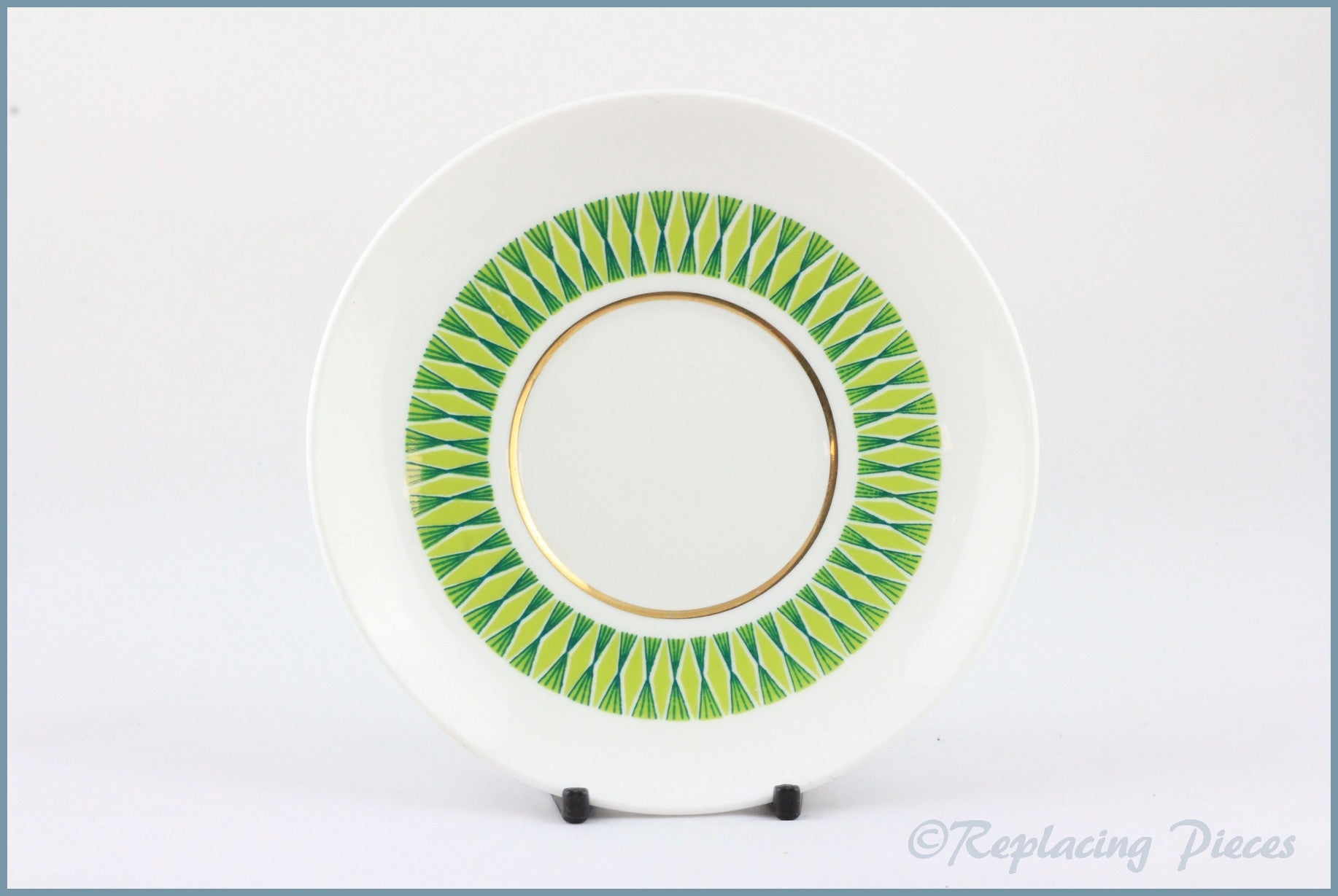 Elizabethan - Calypso - Coffee Can Saucer (Green)
