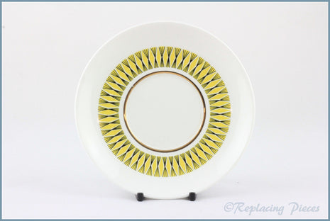 Elizabethan - Calypso - Coffee Can Saucer (Yellow)