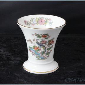Wedgwood - Kutani Crane (gold edge) - Small Trumpet Vase