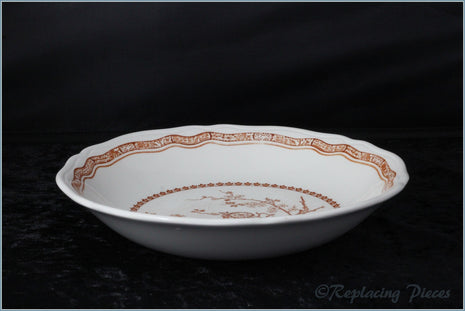 Furnivals - Quail (Brown) - 7 5/8" Soup Bowl